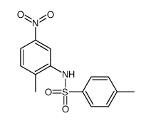4-methyl-N-(2-methyl-5-nitrophenyl)benzenesulfonamide结构式
