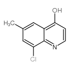 8-CHLORO-4-HYDROXY-6-METHYLQUINOLINE Structure
