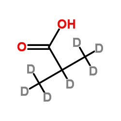 2-(2H3)Methyl(2H4)propanoic acid Structure