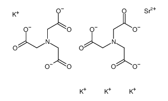 tetrapotassium,strontium,2-[bis(carboxylatomethyl)amino]acetate Structure