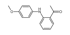 1-[2-[(4-Methoxyphenyl)amino]phenyl]ethanon Structure