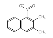 Naphthalene,2,3-dimethyl-1-nitro- structure