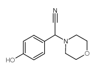 2-(4-羟基苯基)-2-吗啉乙腈结构式
