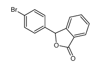 3-(4-bromophenyl)-3H-2-benzofuran-1-one结构式