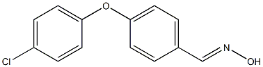 4-(4-氯苯氧基)苯甲醛肟结构式