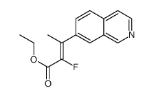 ethyl 2-fluoro-3-isoquinolin-7-ylbut-2-enoate Structure