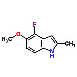 4-Fluoro-5-methoxy-2-methyl-1H-indole Structure