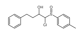 1-chloro-4-phenyl-1-(p-tolylsulfinyl)-2-butanol结构式