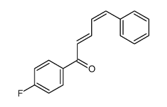 1-(4-fluorophenyl)-5-phenylpenta-2,4-dien-1-one结构式