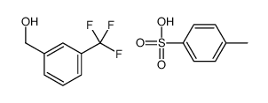 4-methylbenzenesulfonic acid,[3-(trifluoromethyl)phenyl]methanol Structure