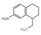 1-乙基-7-氨基-1,2,3,4-四氢喹啉结构式