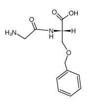O-Benzyl-N-glycyl-L-serin结构式