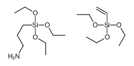 ethenyl(triethoxy)silane,3-triethoxysilylpropan-1-amine Structure