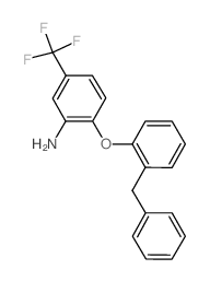 2-(2-Benzylphenoxy)-5-(trifluoromethyl)aniline结构式