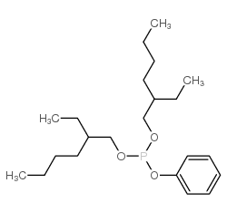 Phosphorous acid,bis(2-ethylhexyl) phenyl ester Structure