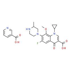 Gatifloxacin nicotinate Structure