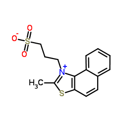 2-甲基-1-3-磺丙基萘酚结构式