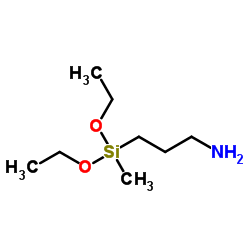 3-(diethoxymethyl-silyl)propylamine structure