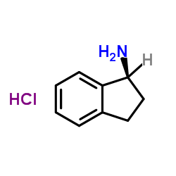 (S)-1-氨基茚满盐酸盐结构式