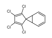 2,3,4,5-Tetrachlorspiro[cyclopenta-2,4-dien-1,7'-norcara-2',4'-dien]结构式