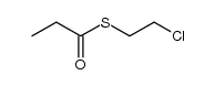 2-chloroethyl thiopropionate结构式