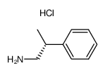 (R)-beta-甲基苯乙胺盐酸盐结构式