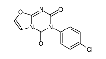 3-(4-chlorophenyl)-[1,3]oxazolo[3,2-a][1,3,5]triazine-2,4-dione Structure