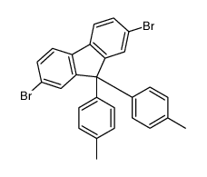 2,7-dibromo-9,9-bis(4-methylphenyl)fluorene Structure