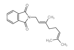 2-(3,7-dimethylocta-2,6-dienyl)isoindole-1,3-dione Structure