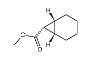 endo-7-Methoxycarbonyl-bicyclo[4,1,0]heptan结构式