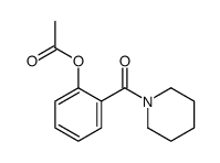 [2-(piperidine-1-carbonyl)phenyl] acetate结构式