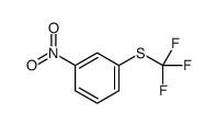 1-nitro-3-[(trifluoromethyl)thio]benzene结构式