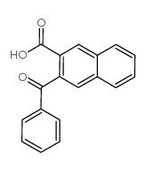 3-苯甲酰基-2-萘酸结构式