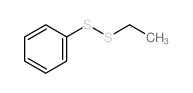 Disulfide, ethyl phenyl Structure
