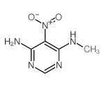N-methyl-5-nitro-pyrimidine-4,6-diamine结构式