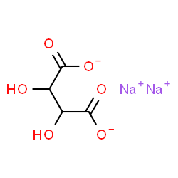 disodium (R*,S*)-tartrate structure