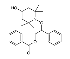 [2-(4-hydroxy-2,2,6,6-tetramethylpiperidin-1-yl)oxy-2-phenylethyl] benzoate Structure