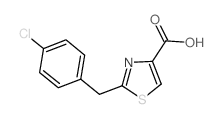 2-(4-Chlorobenzyl)thiazole-4-carboxylic acid Structure
