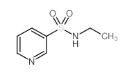 N-乙基砒啶-3-磺酰胺结构式
