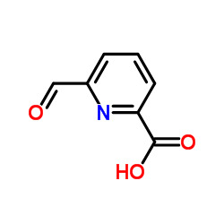 6-甲酰基-(9CI)-2-吡啶羧酸结构式