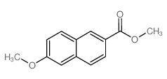 methyl 6-methoxynaphthalene-2-carboxylate Structure