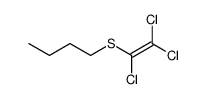 butylsulfanyl-trichloro-ethene结构式