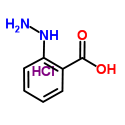 2-Hydrazinobenzoic acid hydrochloride Structure