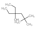 3-ethyl-5,5-dimethyl-hexan-3-ol结构式
