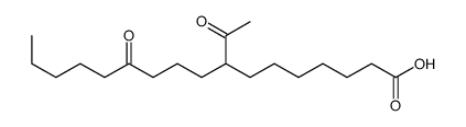 8-acetyl-12-oxoheptadecanoic acid Structure