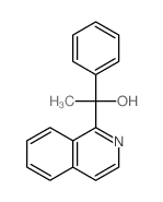 1-isoquinolin-1-yl-1-phenyl-ethanol结构式