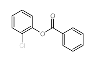 Benzoic acid, 2-chlorophenyl ester Structure
