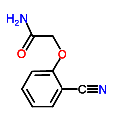 2-(2-Cyanophenoxy)acetamide Structure