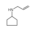 N-烯丙基环戊基胺结构式