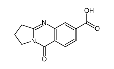 9-氧代-1,2,3,9-四氢-吡咯并[2,1-b]喹唑啉-6-羧酸结构式